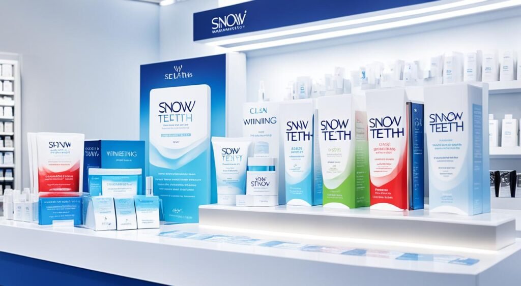 In-Store Snow Teeth Whitening Display