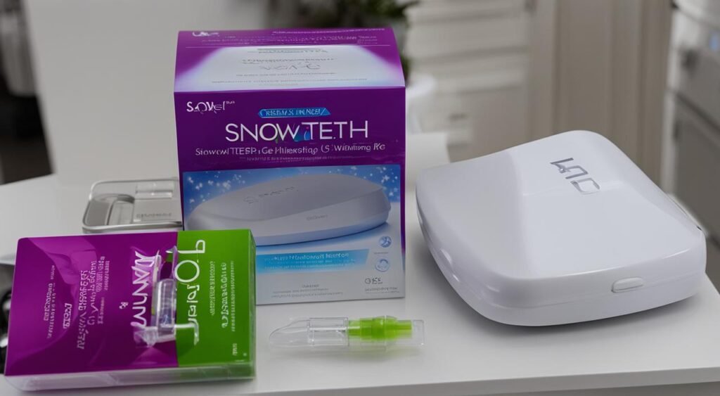 Snow Teeth Whitening kit setup