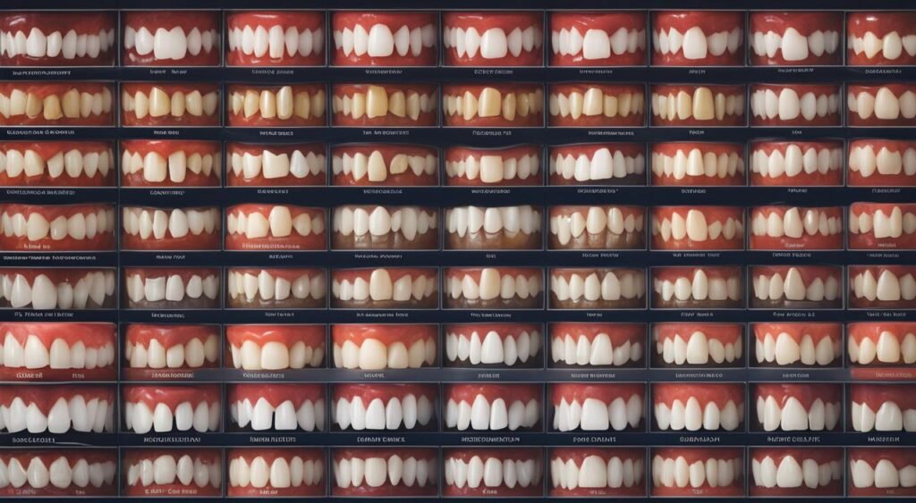 permanent teeth chart