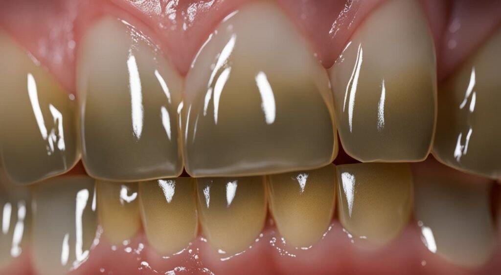 plaque on teeth