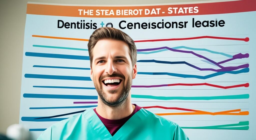 How much is a dentist paid in USA per month?