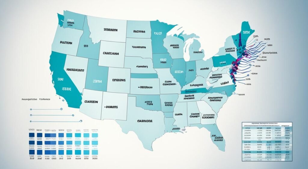 USA dentist salary variances