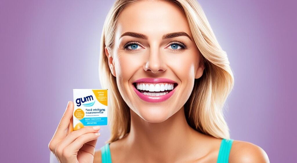 teeth whitening gum
