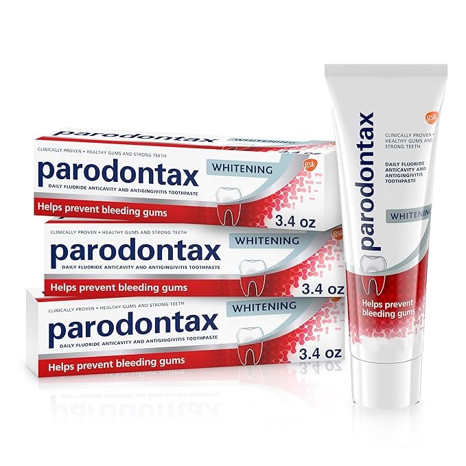 Parodontax Teeth Whitening Toothpaste To Help Bleeding Gums, Gum Toothpaste For Gum Health