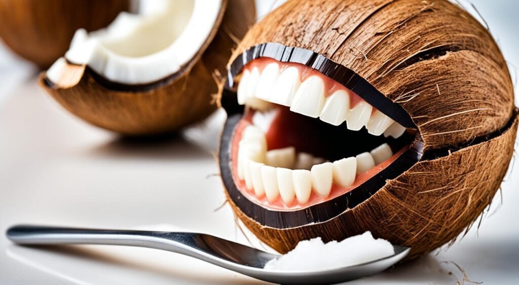 coconut oil teeth whitening