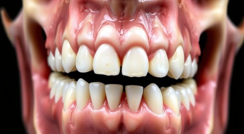 impacted k9 teeth