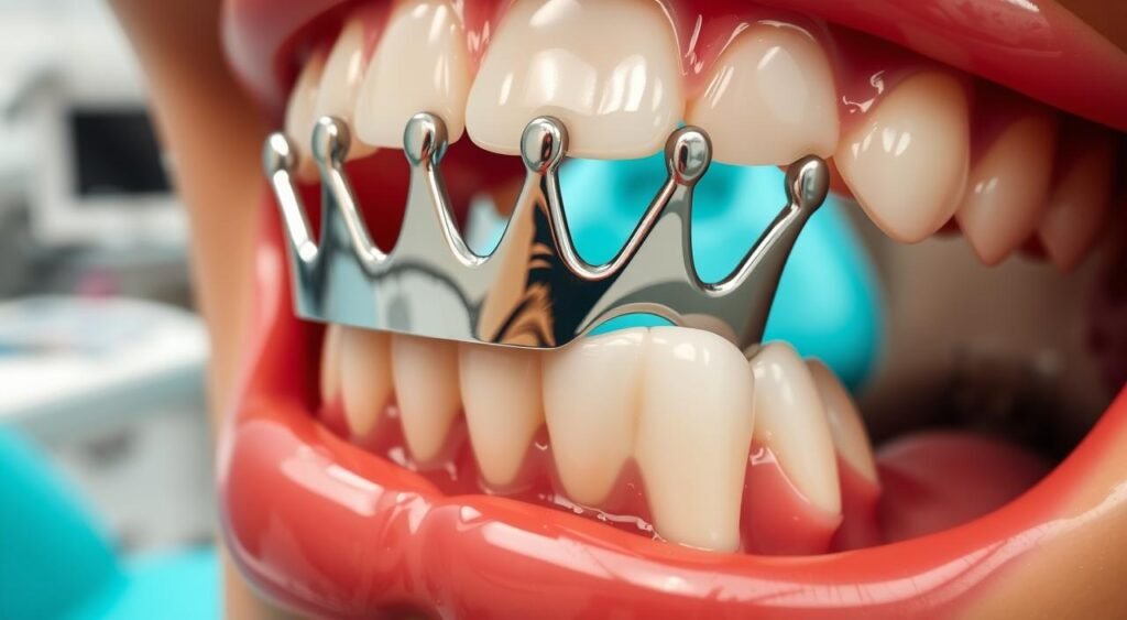 metal crown tooth
