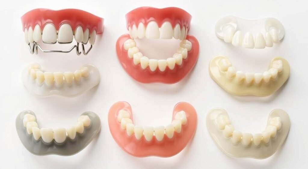 partial dentures for upper back teeth