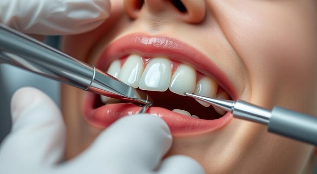 shaved teeth for veneers