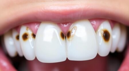 black spots on teeth that aren't cavities​