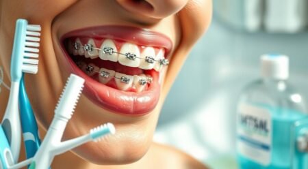 how to clean teeth with braces