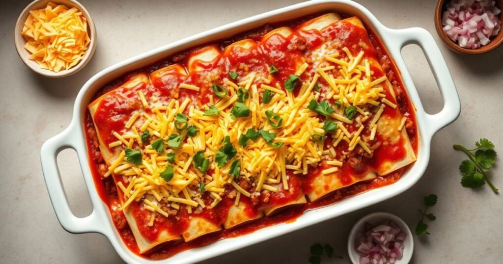 Easy beef enchilada recipe