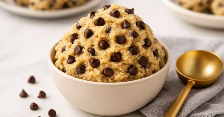 Easy Edible Cookie Dough Recipe – Safe, Sweet & Irresistible best edible cookie dough recipe