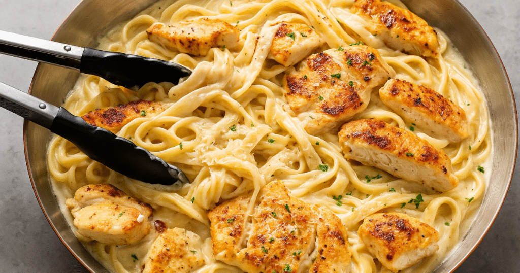 creamy chicken alfredo recipe
