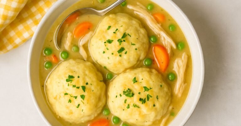 Best Chicken and Dumplings Recipe – Cozy & Easy chicken and dumplings recipe easy