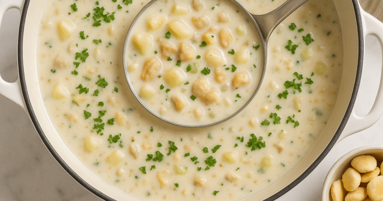 Classic Clam Chowder Recipe – Creamy, Cozy, and Easy!