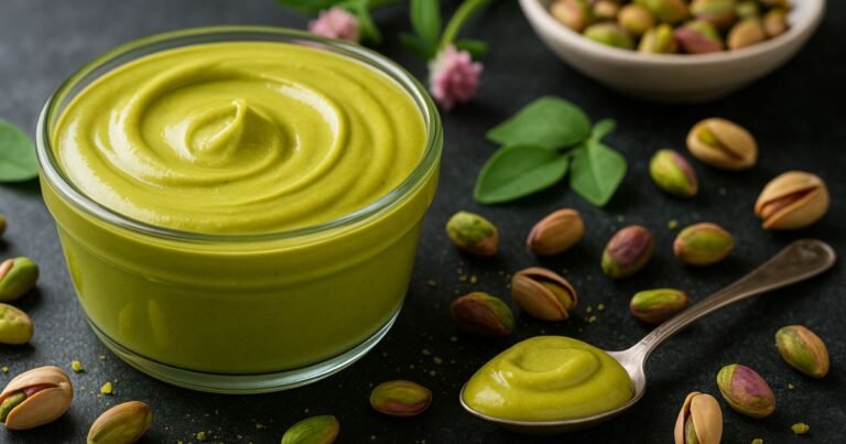 Easy Homemade Pistachio Cream Recipe: Smooth and Versatile savory pistachio cream recipe
