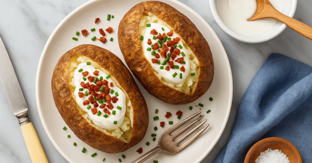 Perfect Baked Potato Recipe: Crispy Skin, Fluffy Inside