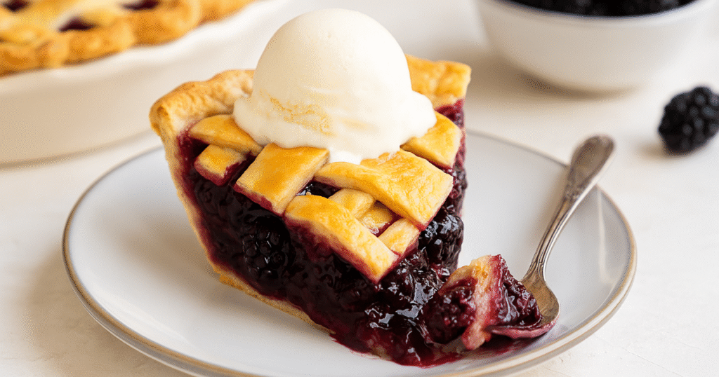 Classic Blackberry Pie Recipe with Buttery Crust