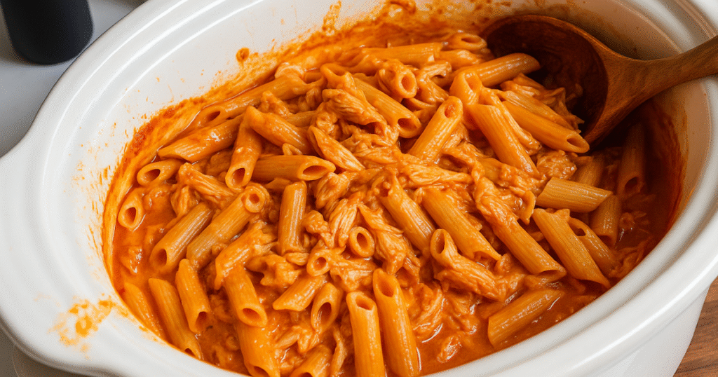 Chicken Pasta in Crockpot