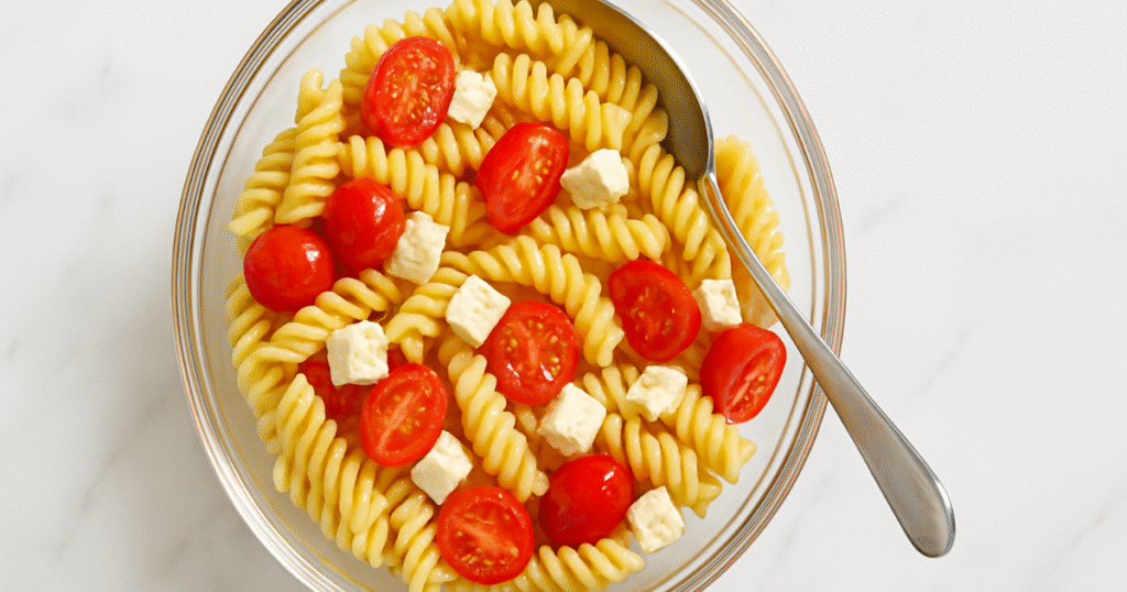 4 Ingredient Pasta Salad Recipe