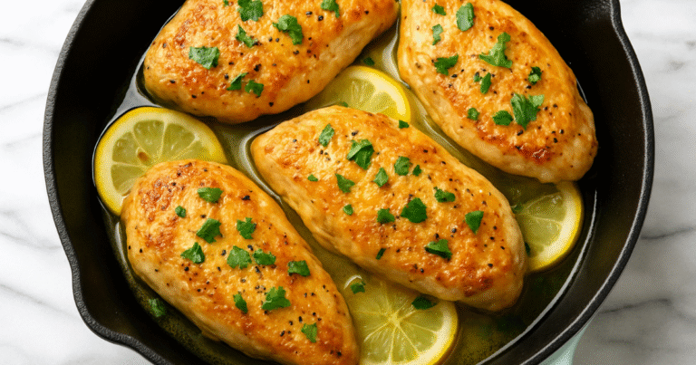 Easy Lemon Chicken Recipe – Bright, Zesty & Flavor-Packed