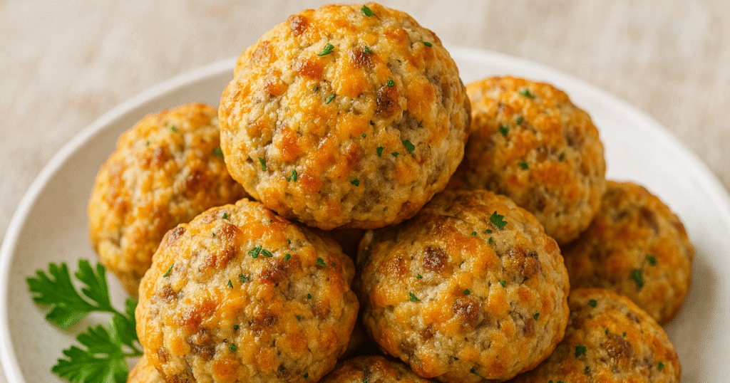 easy sausage balls recipe