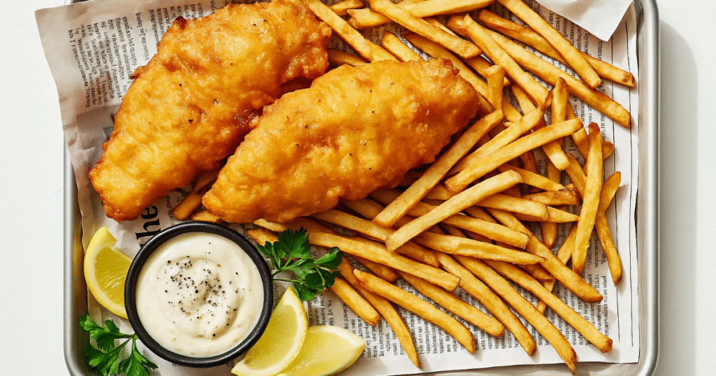 Crispy Fish and Chips Recipe You Can Make at Home