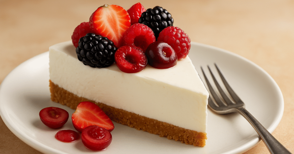 No Bake Cheesecake Recipe – Easy, Creamy & Irresistible No Bake Cheesecake Recipe