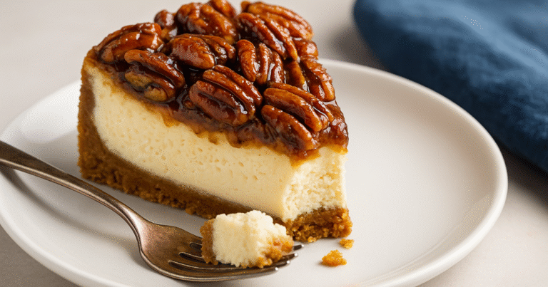 Classic Pecan Pie Cheesecake Recipe : Rich, Creamy & Easy Pecan Pie Cheesecake Recipe
