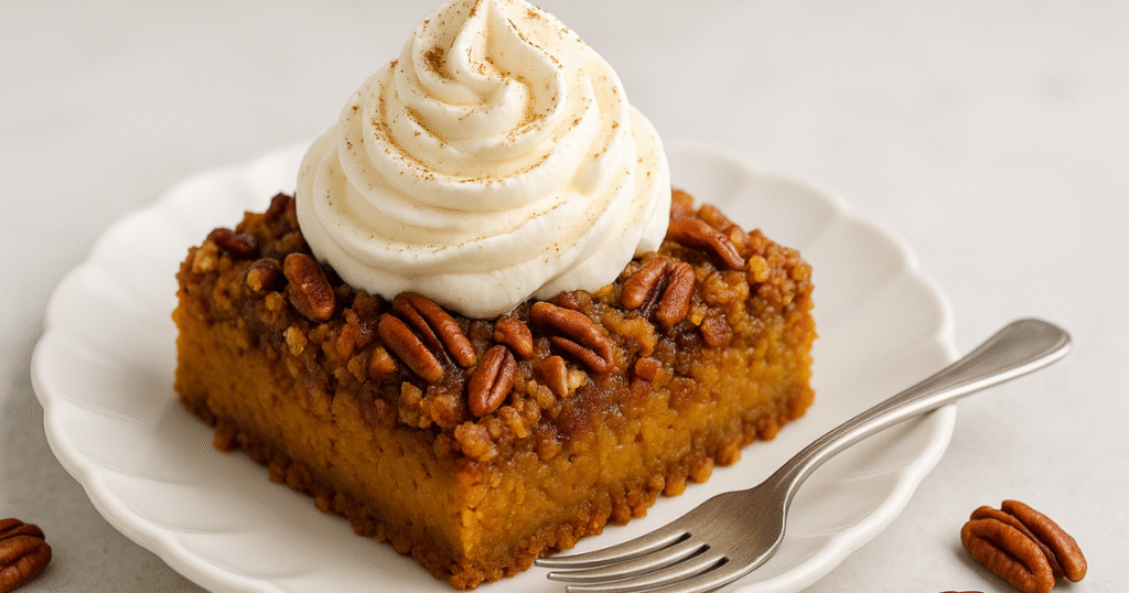 Easy Pumpkin Dump Cake Recipe (Best Fall Dessert!) Pumpkin Dump Cake Recipe
