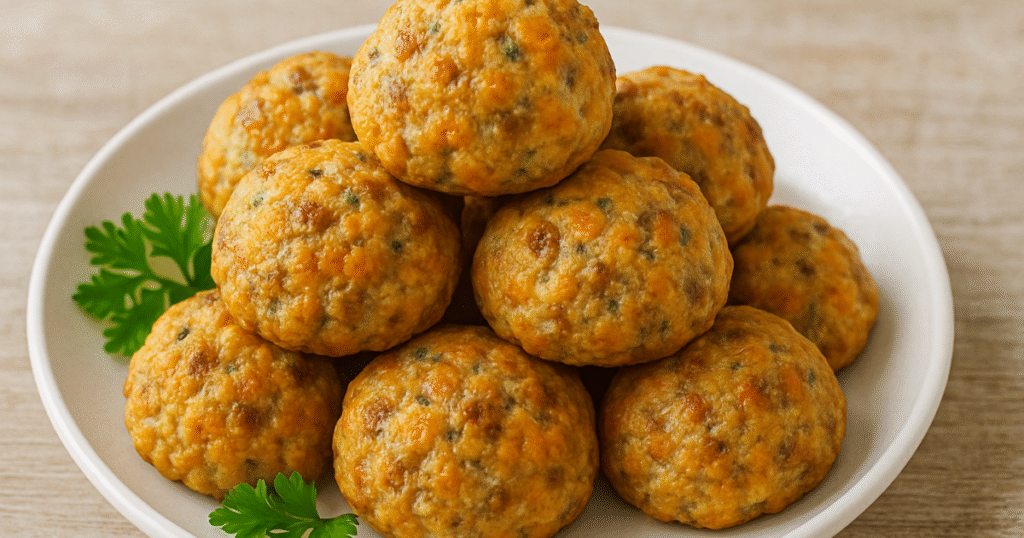 Classic Sausage Balls Recipe (Easy, Cheesy & Crowd-Pleasing)