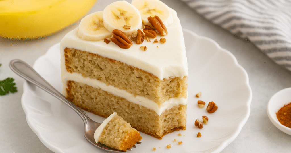 Easy Banana Cake Recipe with Cream Cheese Frosting Banana Cake Recipe
