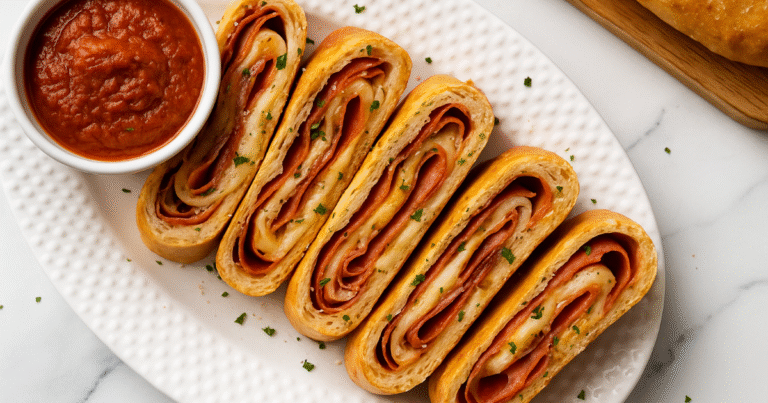 Easy Stromboli Recipe (Crispy, Cheesy, and Homemade!)