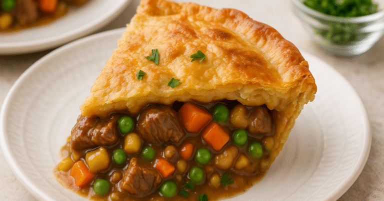 Homemade Beef Pot Pie Recipe (Comforting & Easy ) Beef Pot Pie Recipe