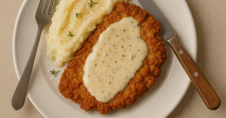 Easy Chicken Fried Steak Recipe with Creamy Gravy best chicken fried steak-recipe