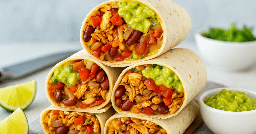 Easy Chicken Burrito Recipe – Flavor-Packed & Family-Approved Chicken Burrito Recipe
