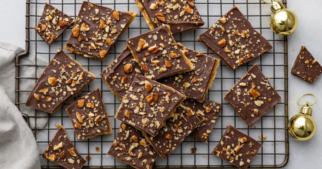 Easy Christmas Crack Recipe (Saltine Toffee Candy) christmas crack recipe