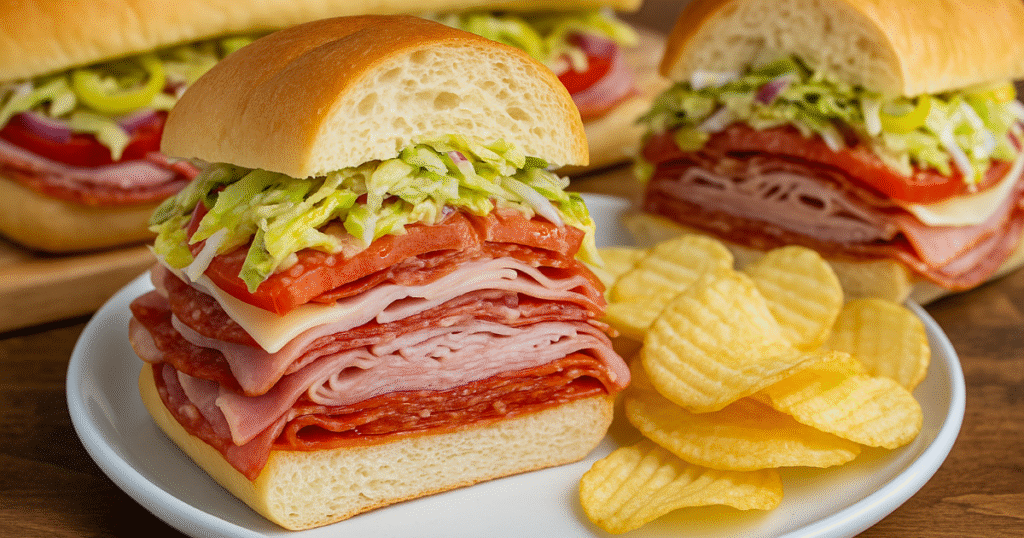 Grinder Sandwich Recipe (Easy TikTok-Style Italian Sub!) Grinder Sandwich Recipe