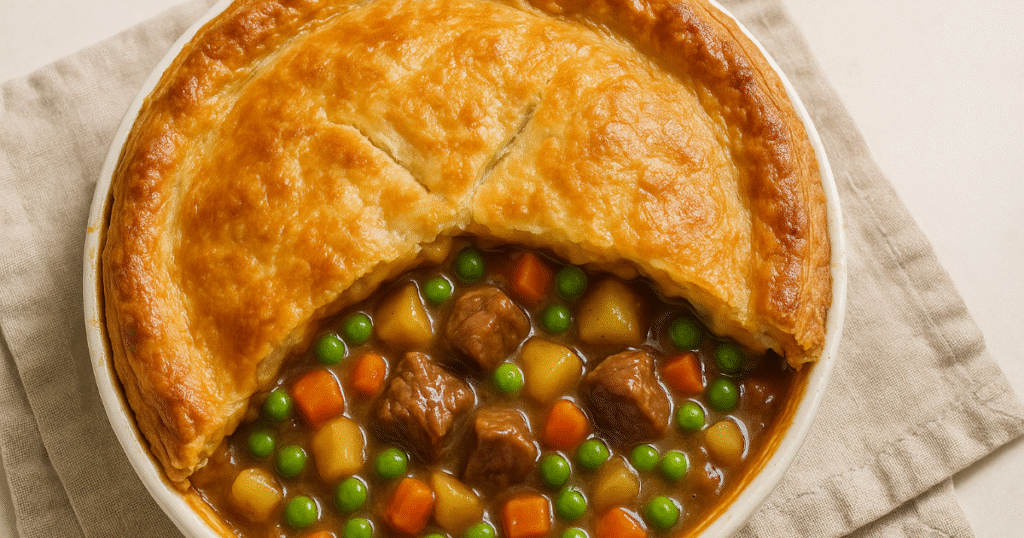 Homemade Beef Pot Pie Recipe