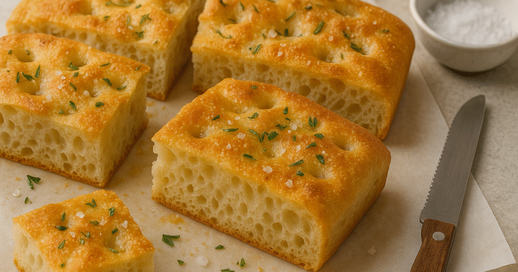Easy Sourdough Focaccia Recipe With Crispy Edges sourdough focaccia recipe