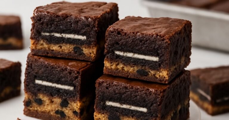 Slutty Brownies Recipe : Decadent Cookie Oreo Bars easy slutty brownies recipe