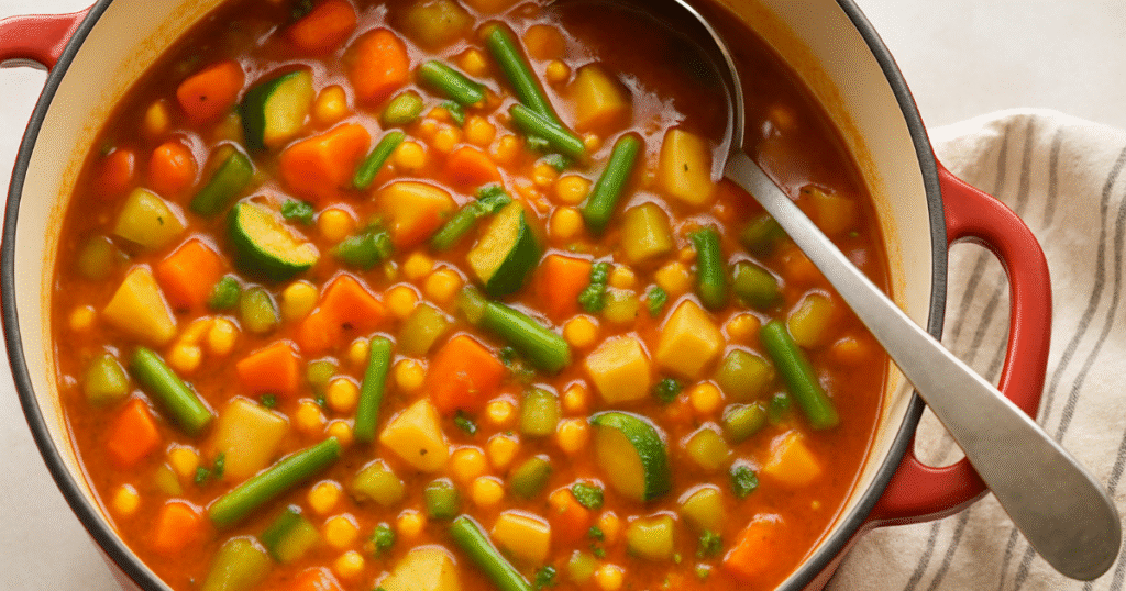Homemade Vegetable Soup Recipe