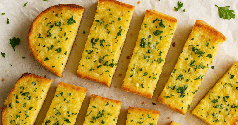 Homemade Garlic Bread Recipe (Crispy & Irresistible) Garlic Bread Recipe