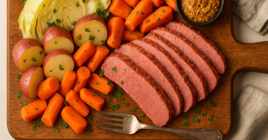 Easy Corned Beef and Cabbage Recipe (Tender & Flavorful!) corned beef and cabbage recipe