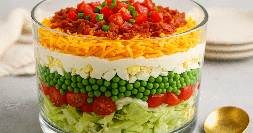 easy seven layer salad recipe