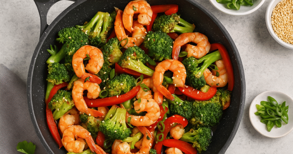 Shrimp and Broccoli Recipe (Better Than Takeout!) easy shrimp and broccoli recipe