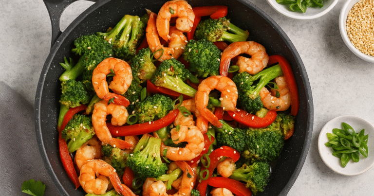 Shrimp and Broccoli Recipe (Better Than Takeout!) easy shrimp and broccoli recipe