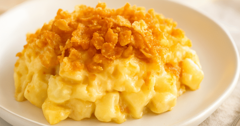 Easy Funeral Potatoes Recipe : Cheesy Hash Brown Casserole
