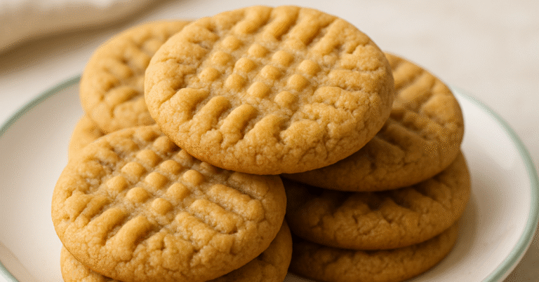 Easy Peanut Butter Cookie Recipe (Soft, Chewy & Classic!) peanut butter cookie recipe